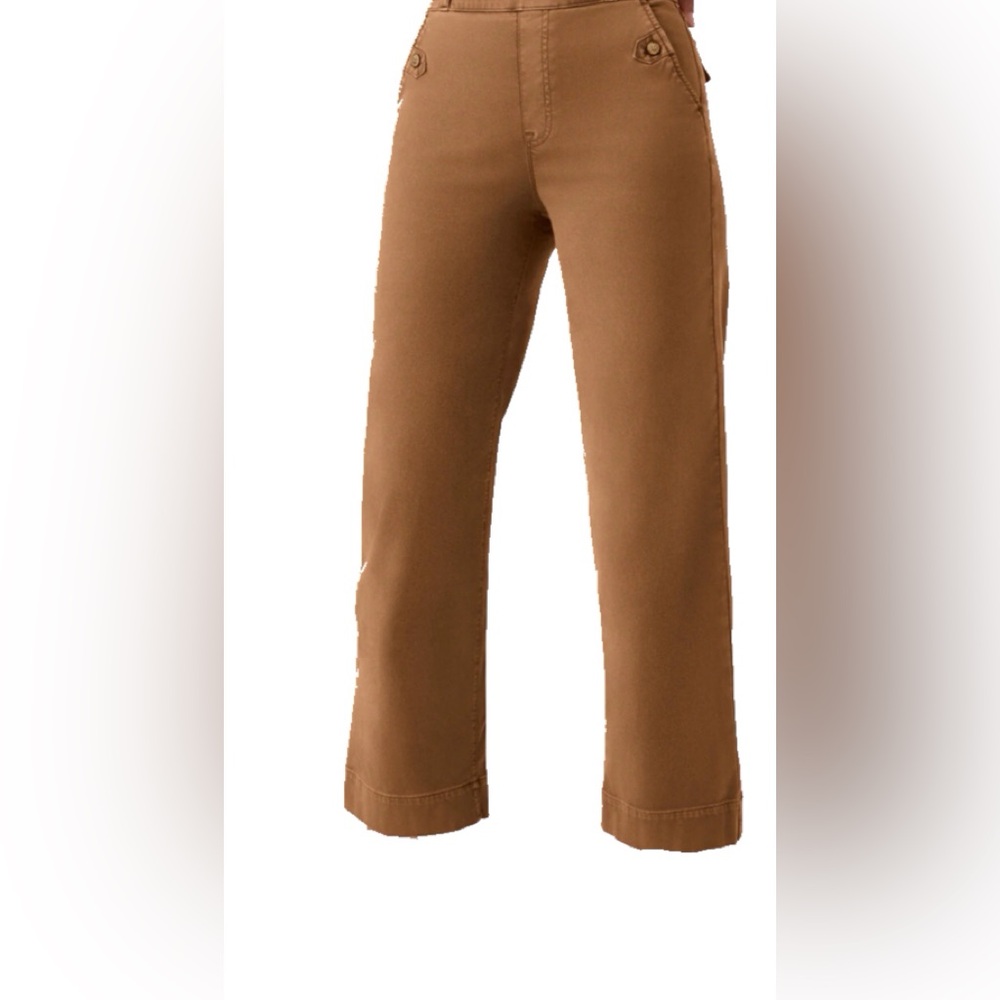 Spanx stretch twill cropped pant